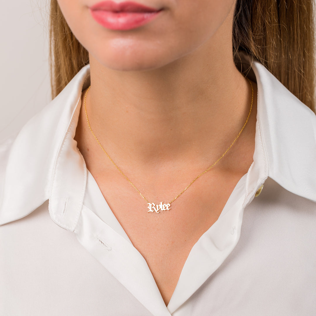 Script Necklace | Cursive Name Necklace | Gift For Her | Gift For Mom