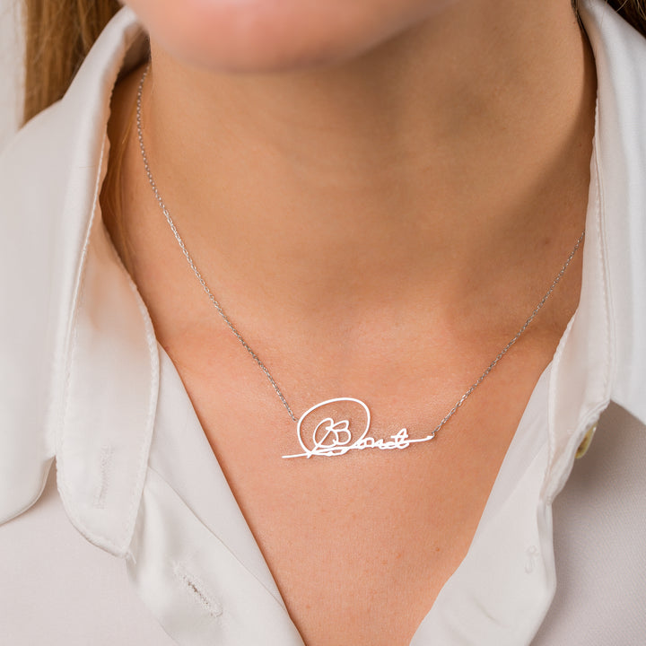 Handwriting Name Necklace | Gift For Her | Gift For Mom