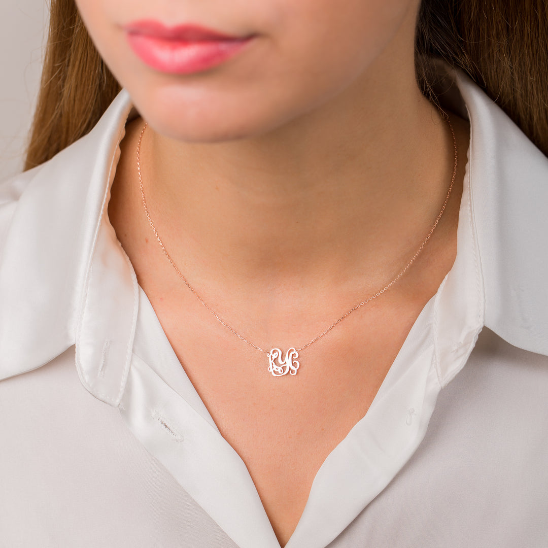 Monogram Necklace | Gift For Her | Gift For Mom