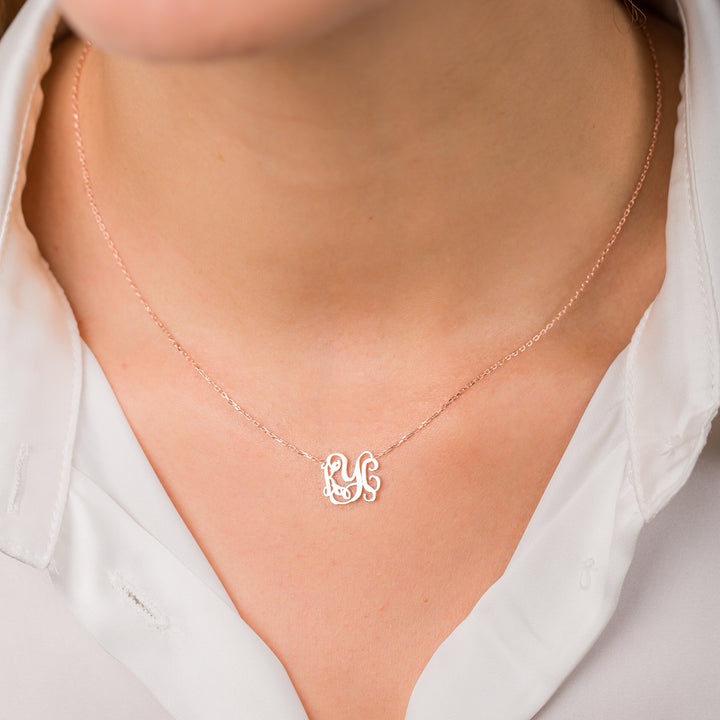 Monogram Necklace | Gift For Her | Gift For Mom