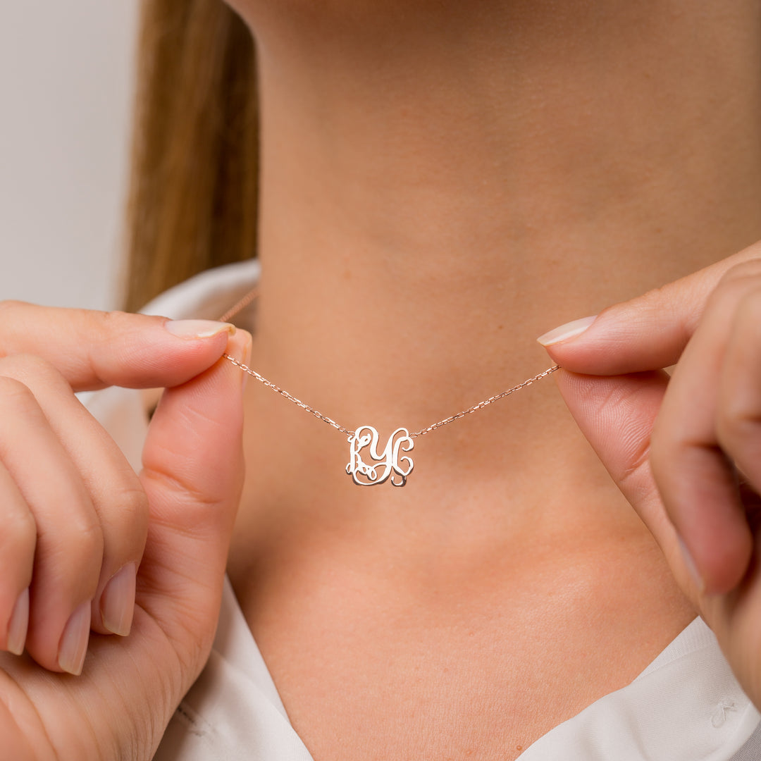 Monogram Necklace | Gift For Her | Gift For Mom