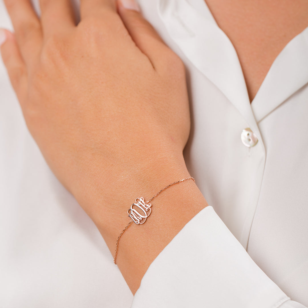 Monogram Bracelet | Gift for Mom