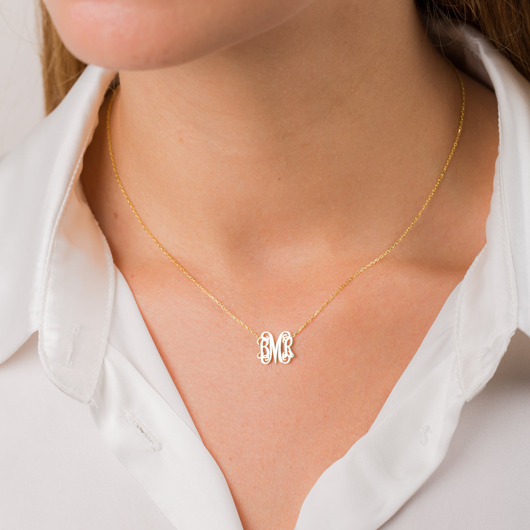 Monogram Necklace | Gift For Her | Gift For Mom