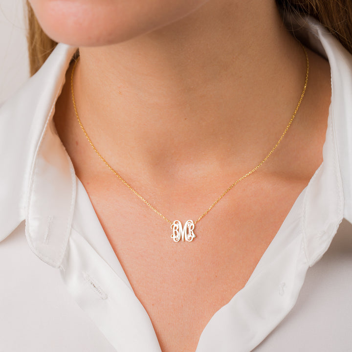 Monogram Necklace | Gift For Her | Gift For Mom