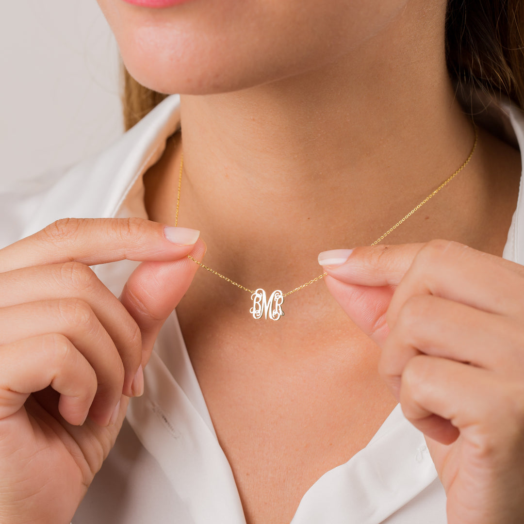 Monogram Necklace | Gift For Her | Gift For Mom