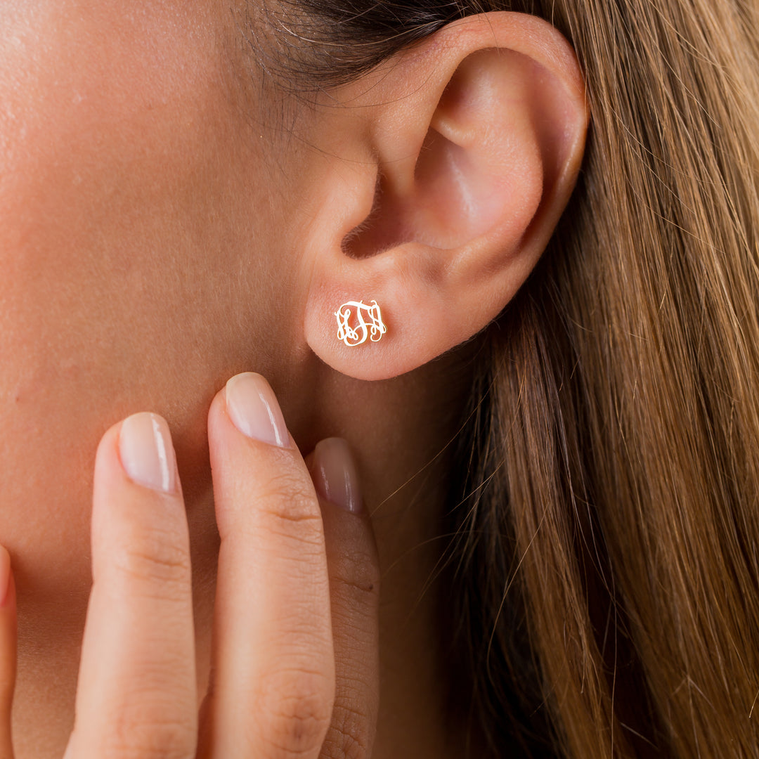 Monogram Earrings | Gift For Her | Gift For Mom