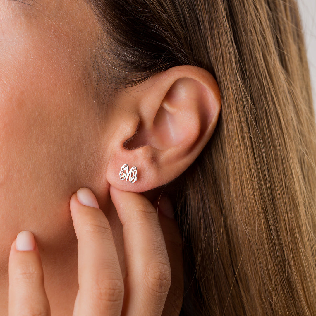 Monogram Earrings | Gift For Her | Gift For Mom