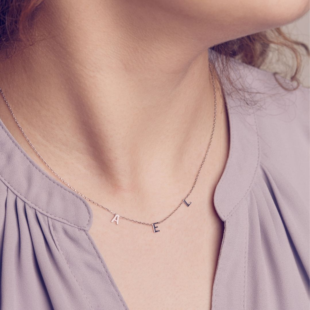 14K Gold Centered Letter Necklaces gift for her, 14K Gold Necklace, 14K Gold Letter Necklace,  Initial necklace, personalized name necklace, letter necklace, Gold necklace, Gifts For Mom, Christmas Gift, Birthday gift, personalized Gift, Mothers’ day gift, gift for her, custom necklace, Wife gifts, Minimalist necklace, cute gift, dainty necklace, minimalist gift, Christmas sale, bridesmaids gift, Christmas holiday gift for her, Valentine’s day gift for her, excellent gift to mom