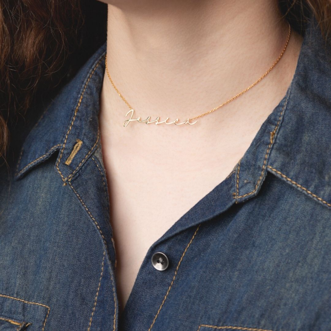 14K Gold Custom Name Necklaces Cute present for her, Handwriting name necklace, cursive name necklace,  Initial necklace, personalized name necklace, letter necklace, Gold necklace, Gifts For Mom, Christmas Gift, Birthday gift, personalized Gift, Mothers’ day gift, gift for her, custom necklace, Wife gifts, Minimalist necklace, cute gift, dainty necklace, minimalist gift, Christmas sale, bridesmaids gift, Christmas holiday gift for her, Valentine’s day gift for her, excellent gift to mom