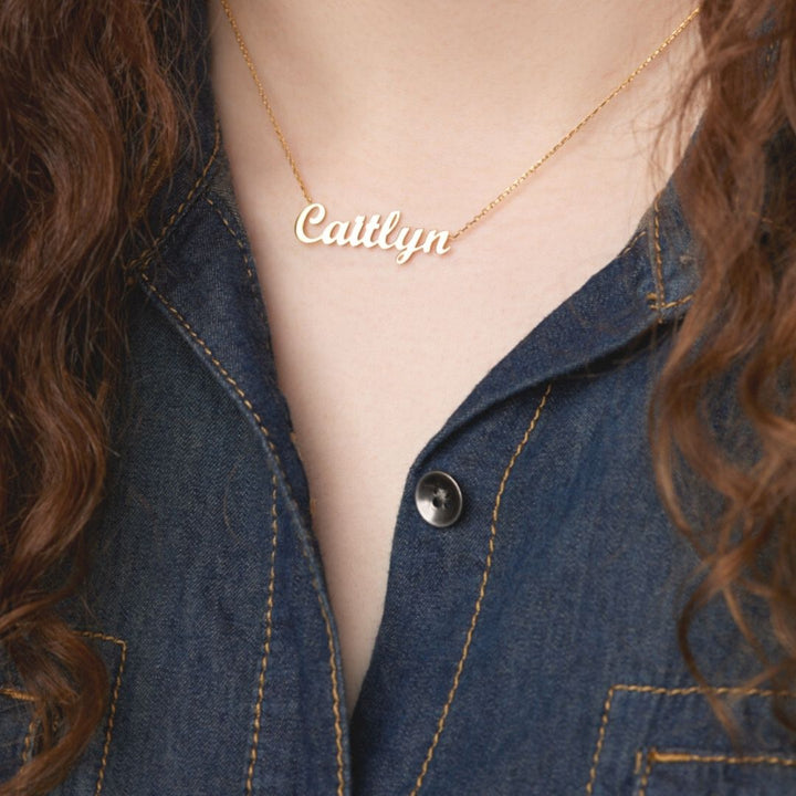 14K Gold Personalized Name Necklaces, Handwriting name necklace, cursive name necklace,  Initial necklace, personalized name necklace, letter necklace, Gold necklace, Gifts For Mom, Christmas Gift, Birthday gift, personalized Gift, Mothers’ day gift, gift for her, custom necklace, Wife gifts, Minimalist necklace, cute gift, dainty necklace, minimalist gift, Christmas sale, bridesmaids gift, Christmas holiday gift for her, Valentine’s day gift for her, excellent gift to mom, Minimalist looking necklace