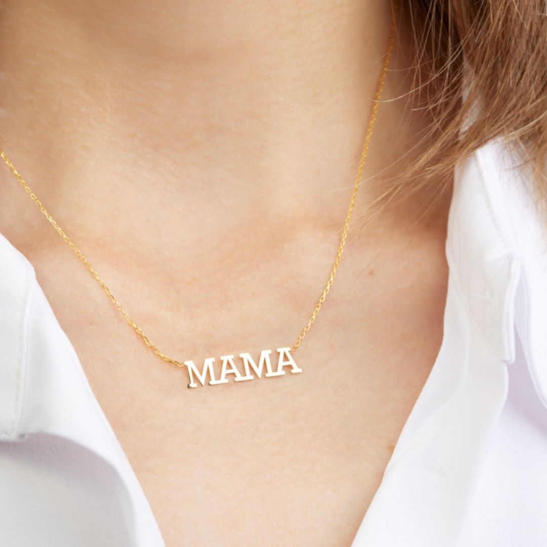 Mama necklace for mom simple gift for mom, Handwriting name necklace, cursive name necklace,  Initial necklace, personalized name necklace, letter necklace, Gold necklace, Gifts For Mom, Christmas Gift, Birthday gift, personalized Gift, Mothers’ day gift, gift for her, custom necklace, Wife gifts, Minimalist necklace, cute gift, dainty necklace, minimalist gift, Christmas sale, bridesmaids gift, Christmas holiday gift for her, Valentine’s day gift for her, excellent gift to mom
