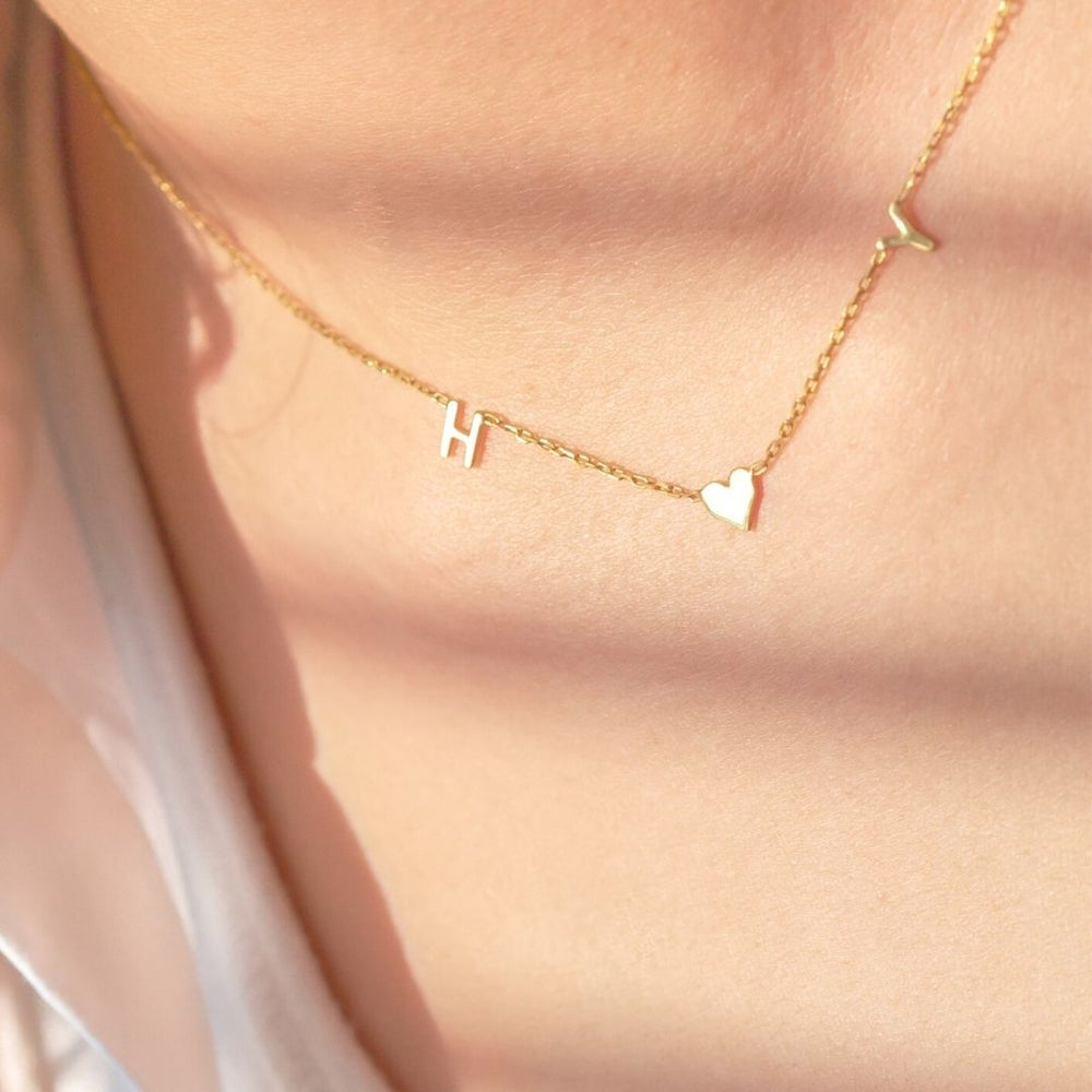 Personalized Centered Initials Necklace, Initial necklace, personalized name necklace, letter necklace, Gold necklace, Gifts For Mom, Christmas Gift, Birthday gift, personalized Gift, Mothers’ day gift, gift for her, custom necklace, Wife gifts, Minimalist necklace, cute gift, dainty necklace, minimalist gift, Christmas sale, bridesmaids gift, Christmas holiday gift for her, Valentine’s day gift for her, excellent gift to mom, Minimalist looking necklace