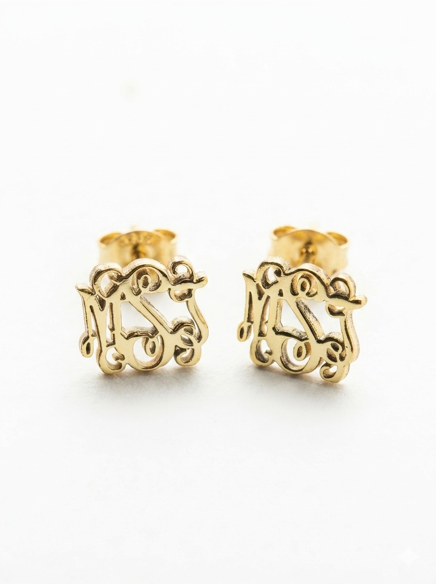 Monogram Earrings