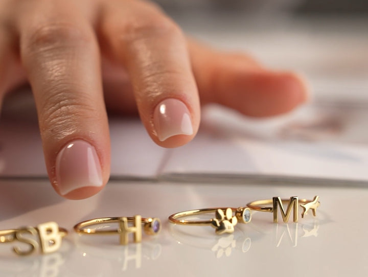 Initial Ring with Dog Symbol