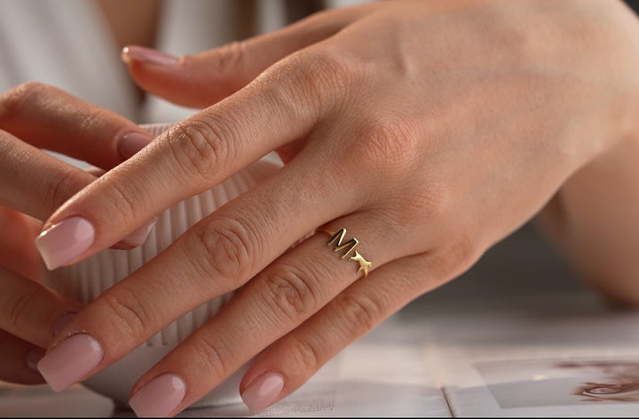 Initial Ring with Dog Symbol