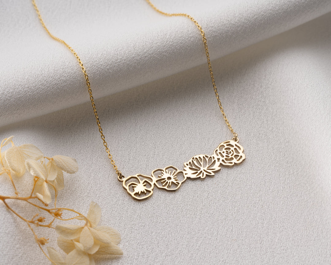 Personalized Birthflower Necklace