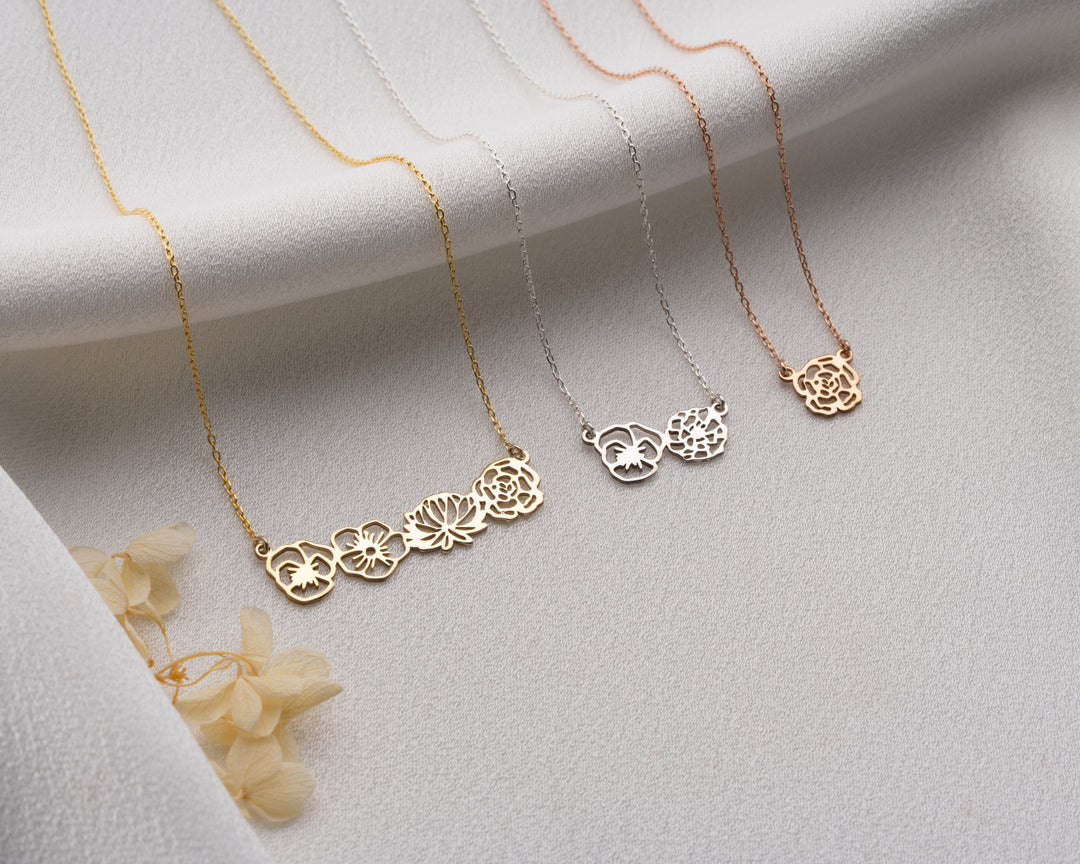 Personalized Birthflower Necklace