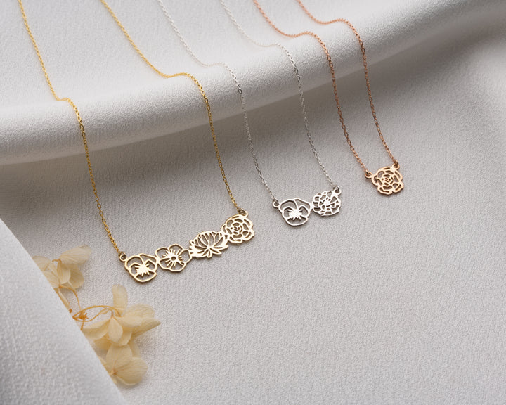 Personalized Birthflower Necklace