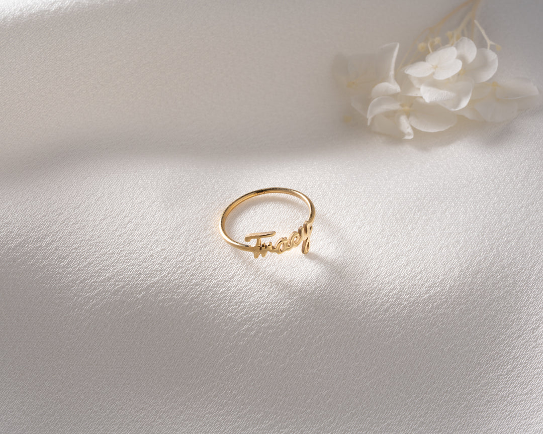 Custom Name Ring