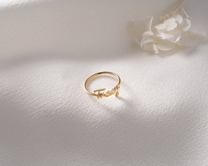 Custom Name Ring