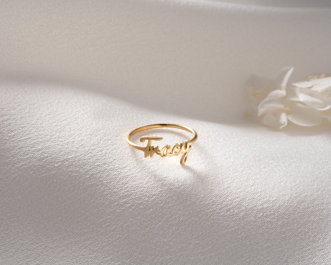 Custom Name Ring