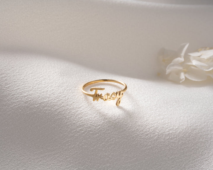 Custom Name Ring