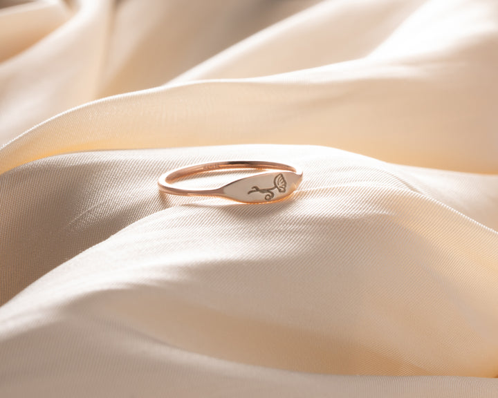 Dainty Birthflower Ring