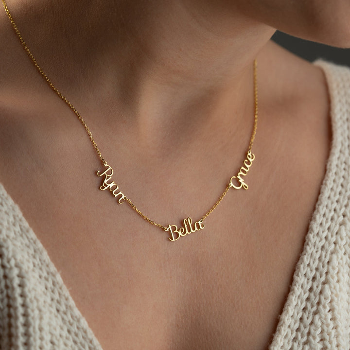 Multiple Name Necklace