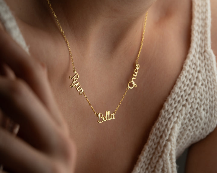 Multiple Name Necklace