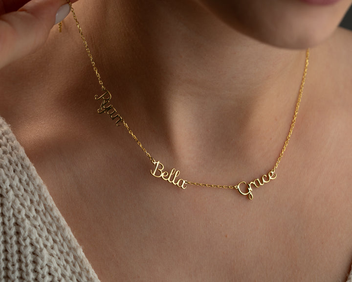 Multiple Name Necklace