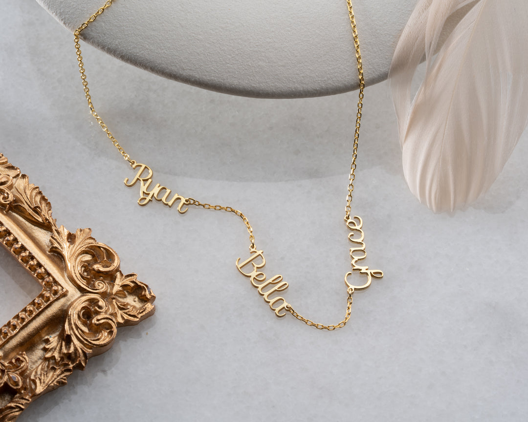 Multiple Name Necklace