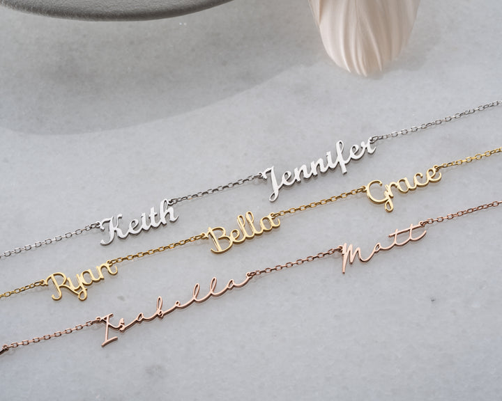 Multiple Name Necklace