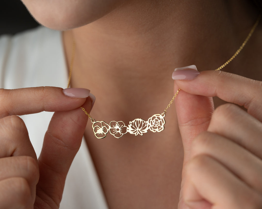 Personalized Birthflower Necklace