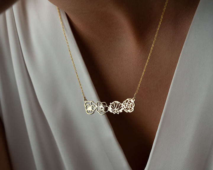 Personalized Birthflower Necklace