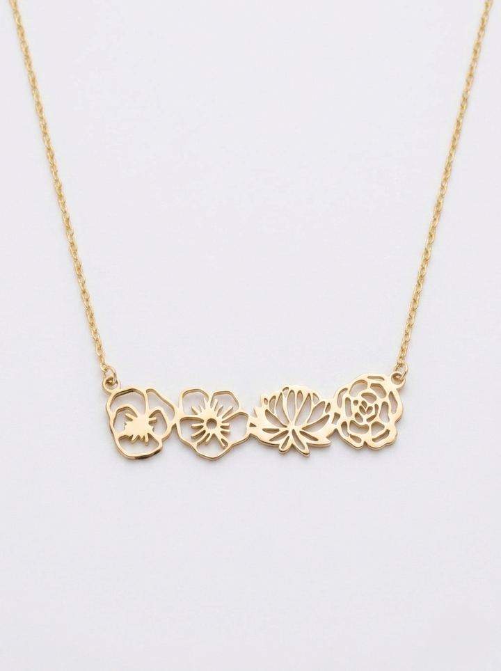 Personalized Birthflower Necklace