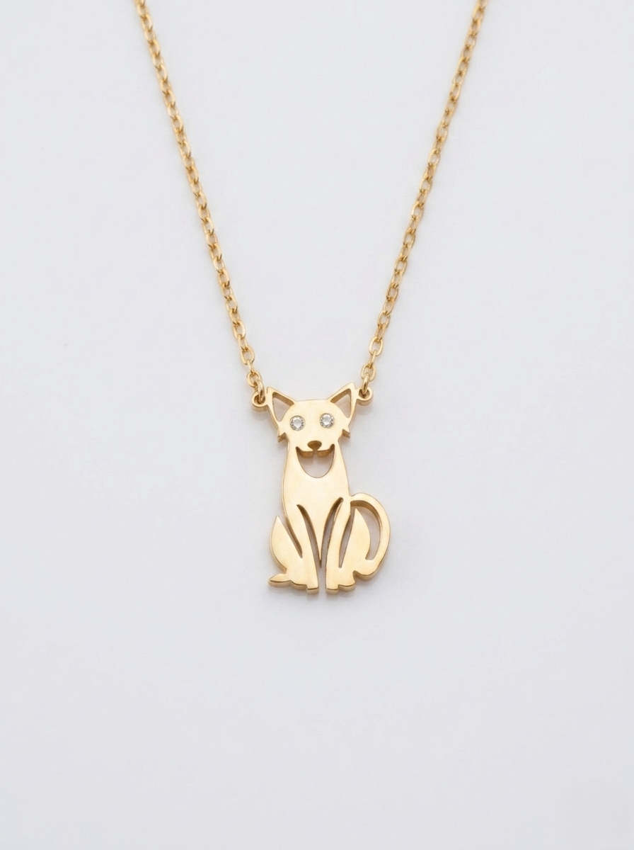 Personalized Cat Eye Necklace