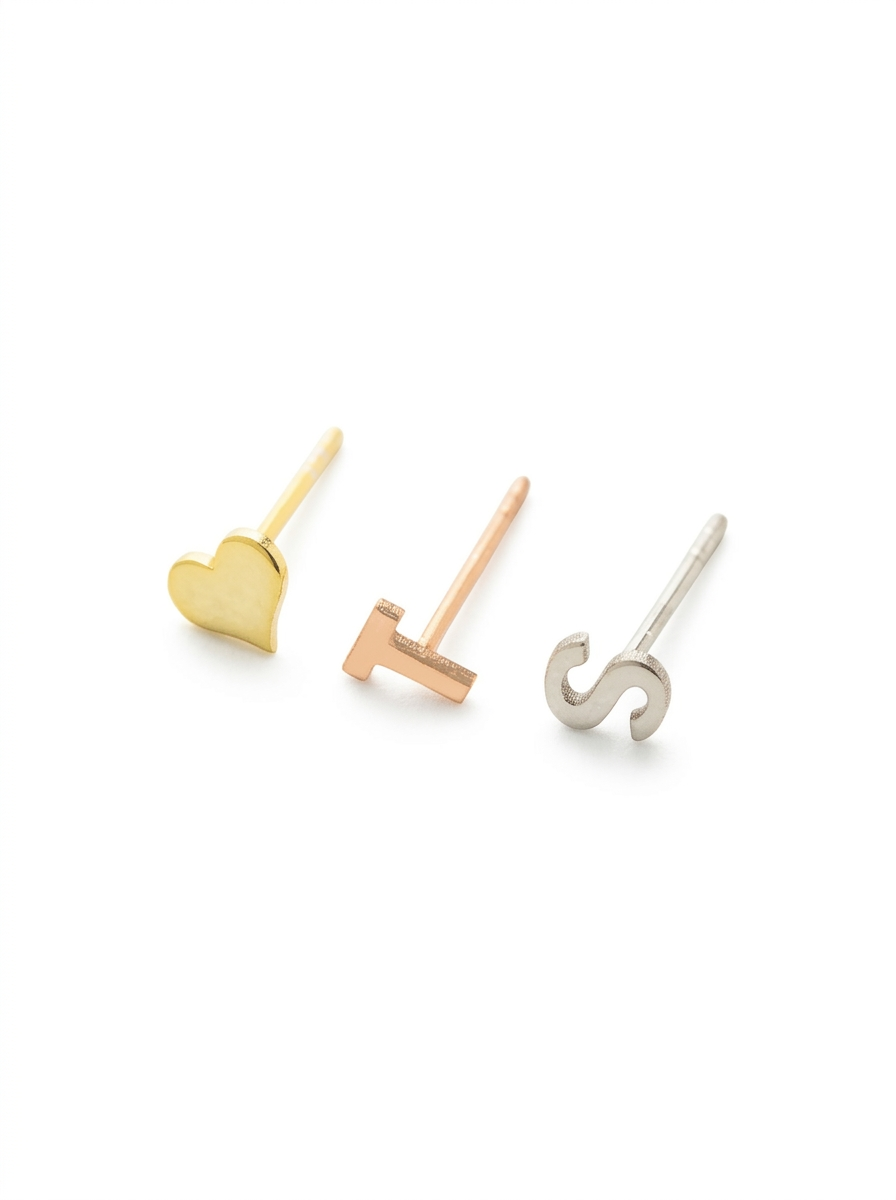 Initial Earrings