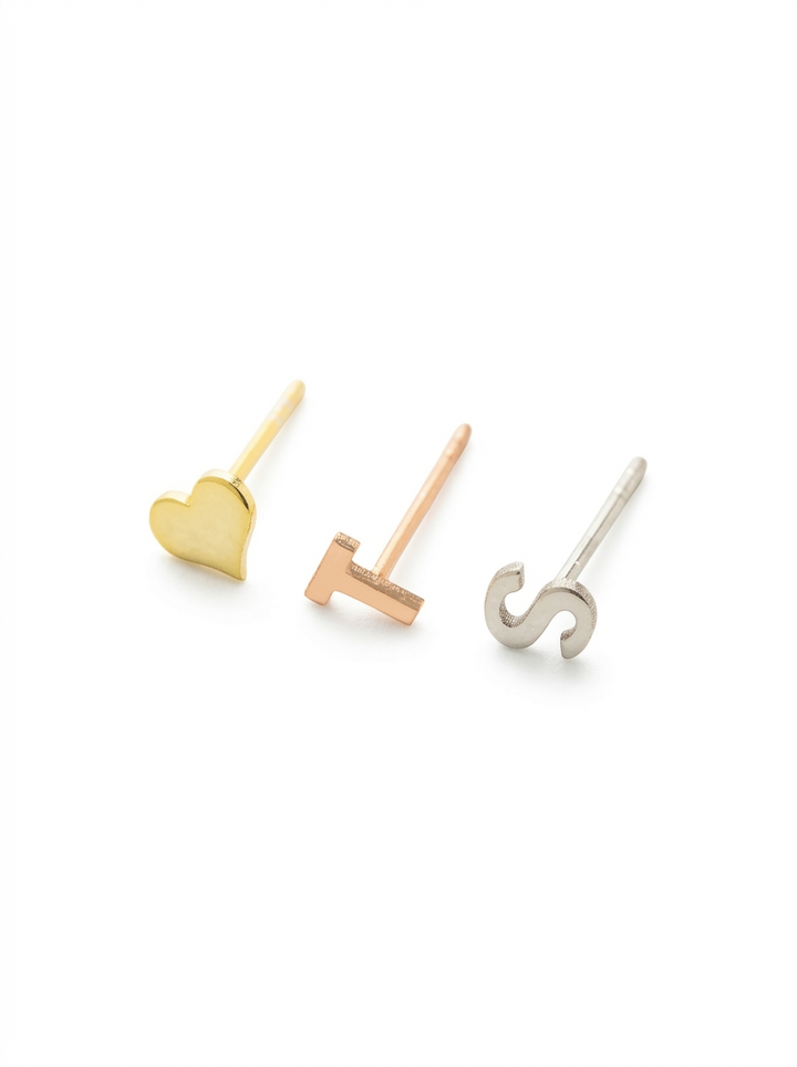 Initial Earrings
