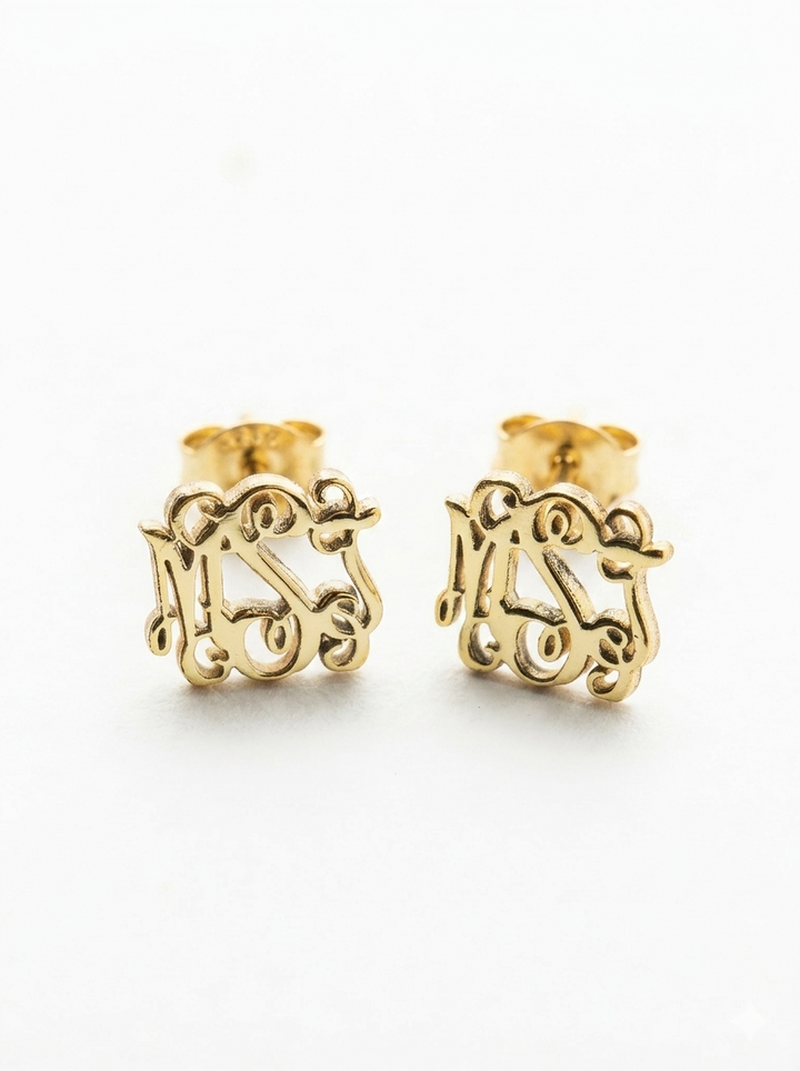 Monogram Earrings | Gift For Her | Gift For Mom