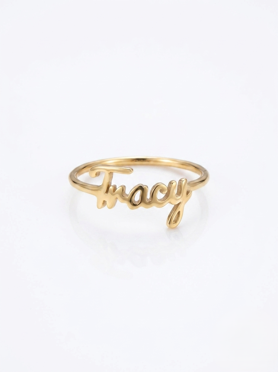 Custom Name Ring