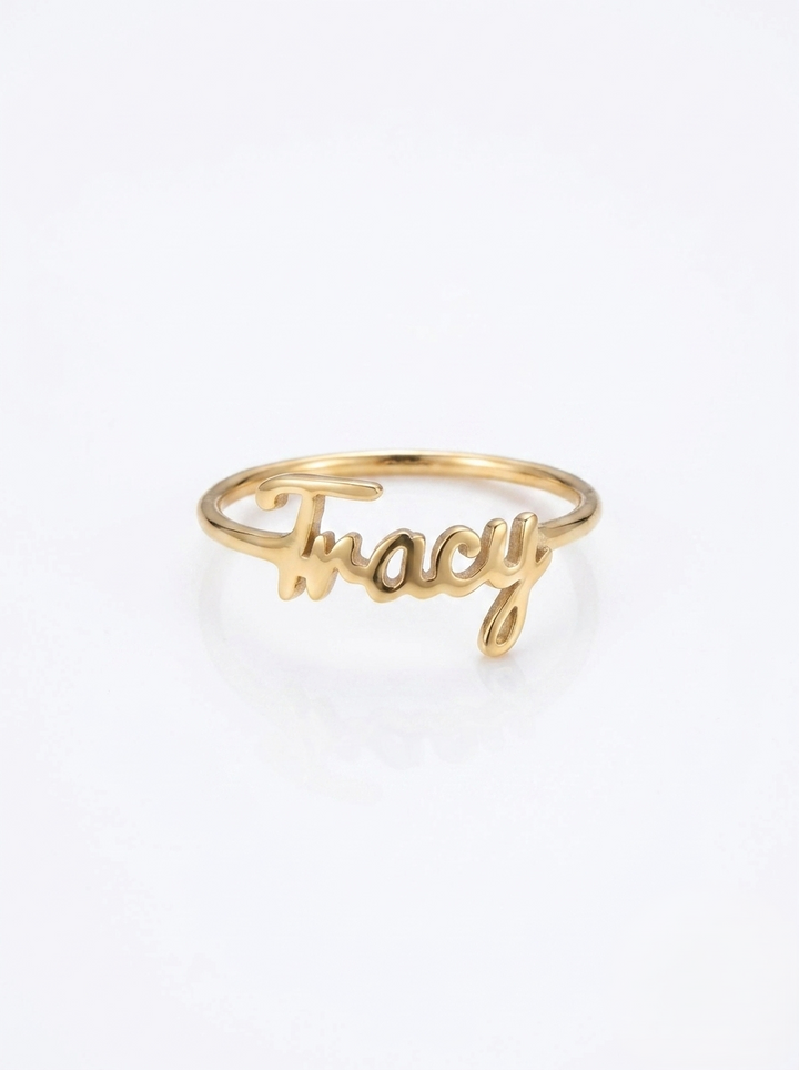 Custom Name Ring