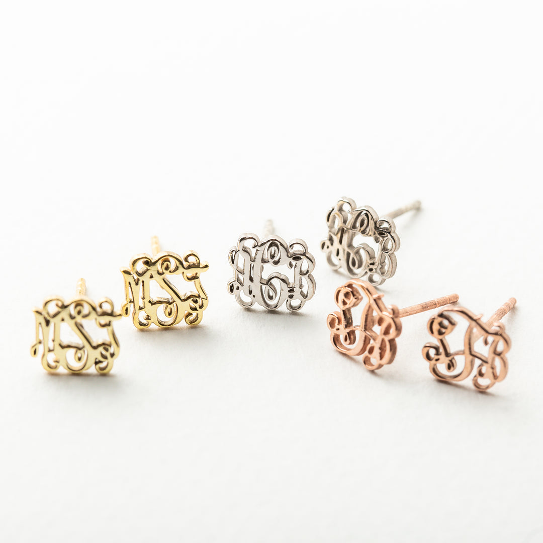 Monogram Earrings | Gift For Her | Gift For Mom