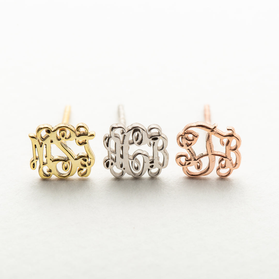 Monogram Earrings | Gift For Her | Gift For Mom