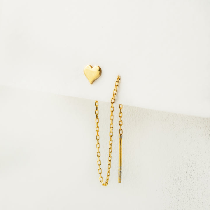 Letter Threader Earrings | Gift For Her | Gift For Mom
