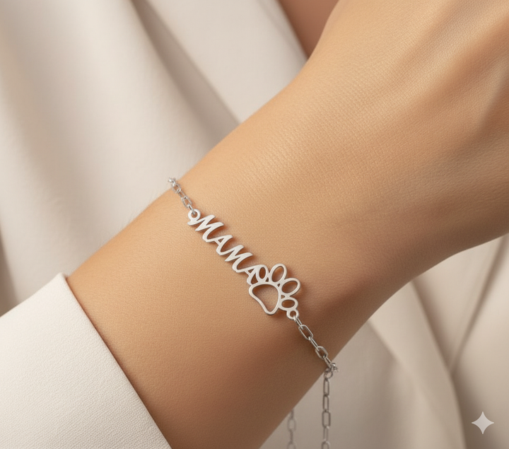 Paw Name Bracelet
